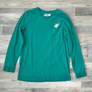 Dutch Bro's Killer Coffee Green Long Sleeve Tee Wolf Graphic H12